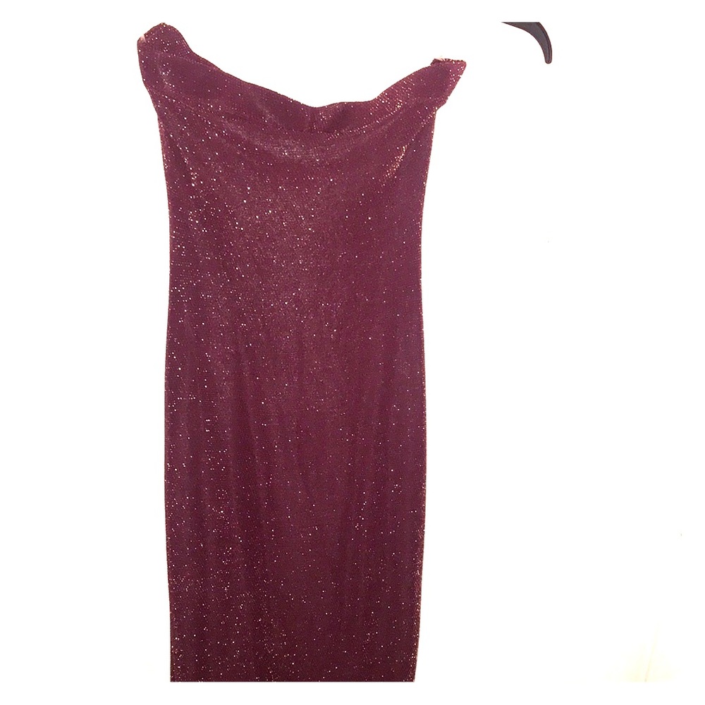 Sequence purple dress